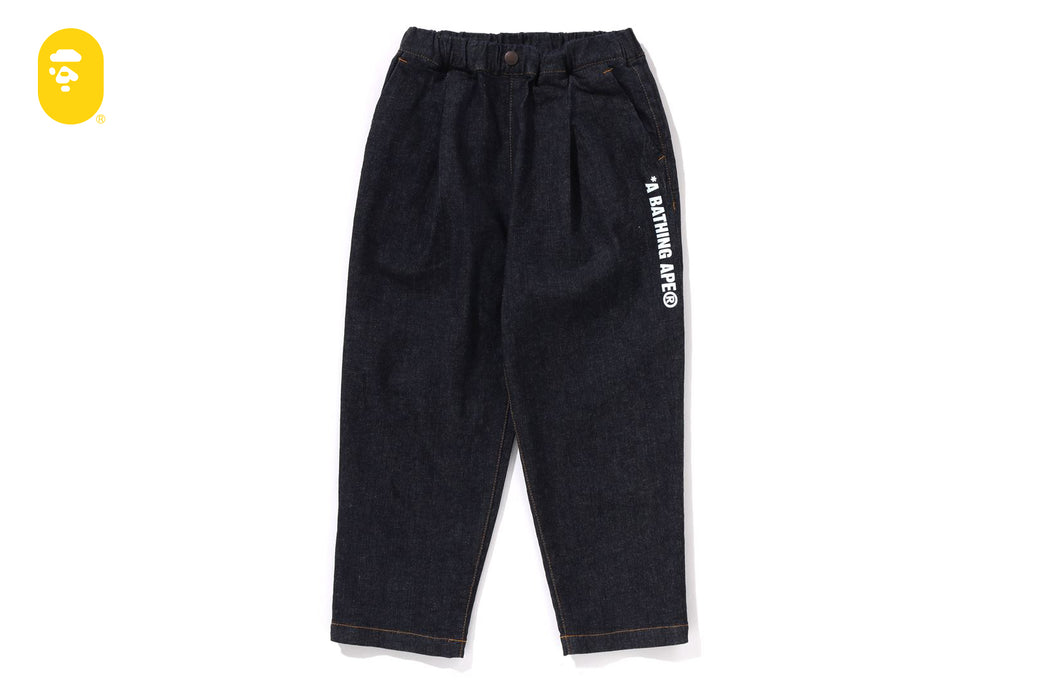 BAPE LOGO 10 OZ STRETCH DENIM PANTS | bape.com