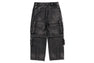 BAPE BLACK CARGO RIDER BIKER JEANS