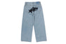 BAPE STA EMBROIDERY BAGGY DENIM PANTS