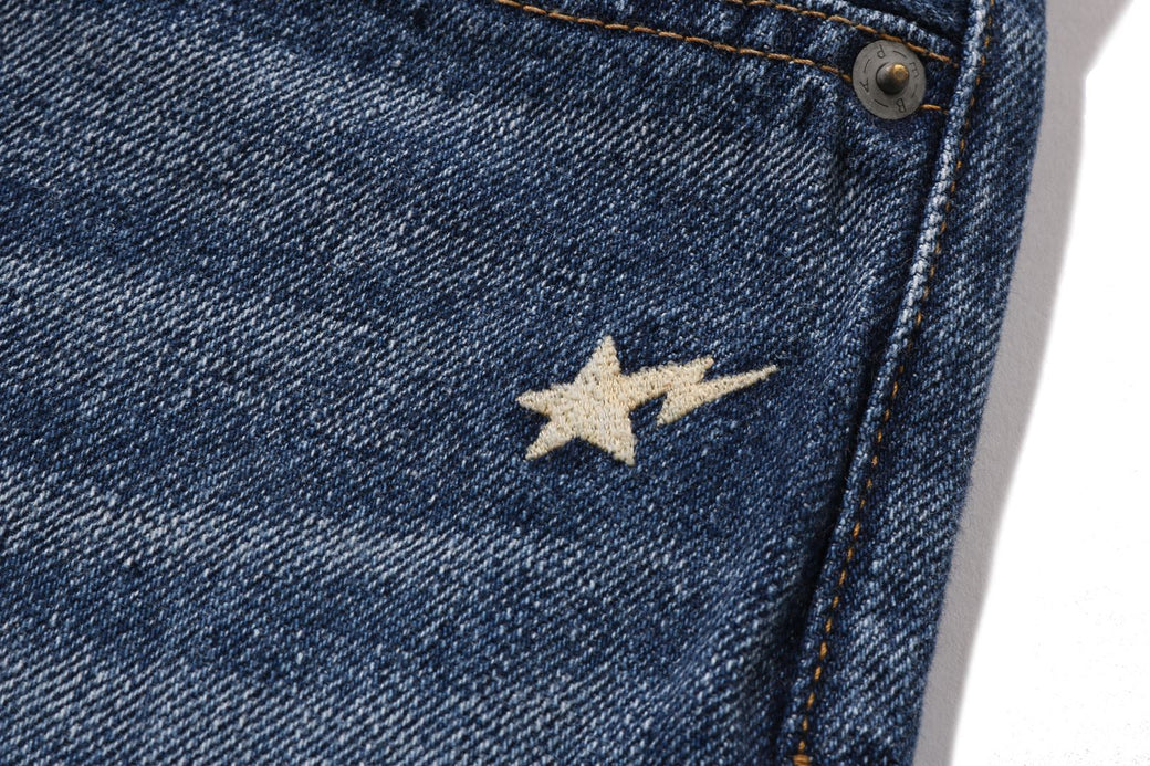 1999 TYPE-02 DAMAGED DENIM PANTS | bape.com