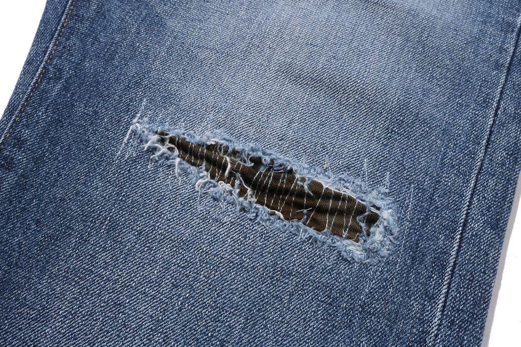1999 TYPE-02 DAMAGED DENIM PANTS | bape.com