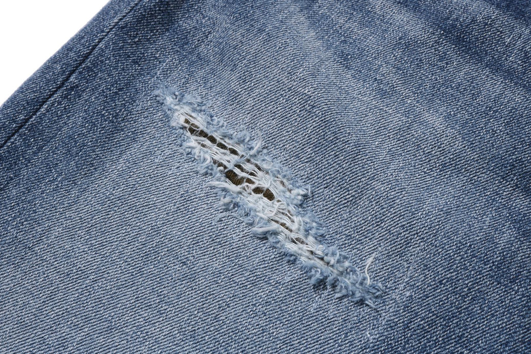 1999 TYPE-02 DAMAGED DENIM PANTS | bape.com