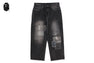 SASHIKO PATCHWORK JEANS