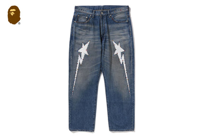 COLOR STONE 13 OZ DENIM PANTS