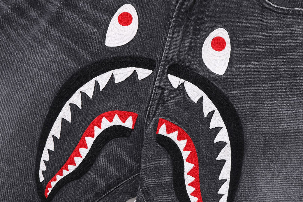 A Bathing Ape ブラックパンツ A BATHING APE BAPE x TORAICHI NIKKA PANTS – happyjagabee store