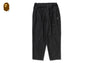 ONE POINT 1 PLEAT ELASTICATED DENIM PANTS