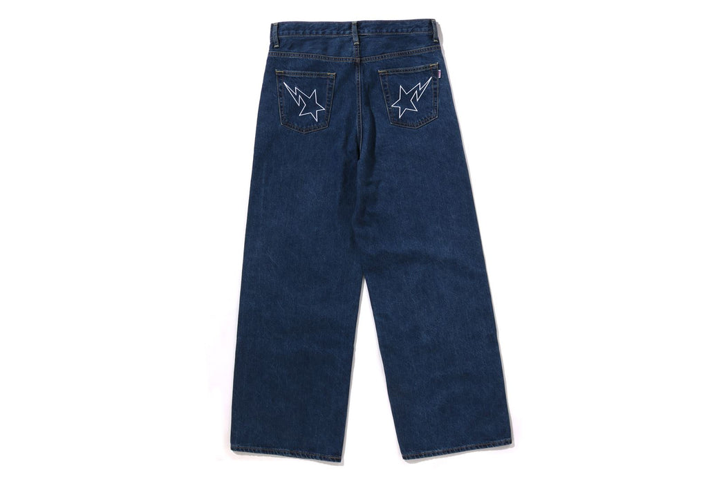 APE HEAD 12 OZ DENIM PANTS | bape.com