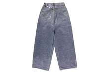 FOIL WASHED ONE POINT RELAXED FIT DENIM PANTS