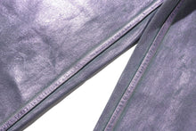 FOIL WASHED ONE POINT RELAXED FIT DENIM PANTS