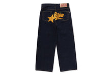 BAPE STA EMBROIDERY BAGGY DENIM PANTS