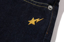 BAPE STA EMBROIDERY BAGGY DENIM PANTS