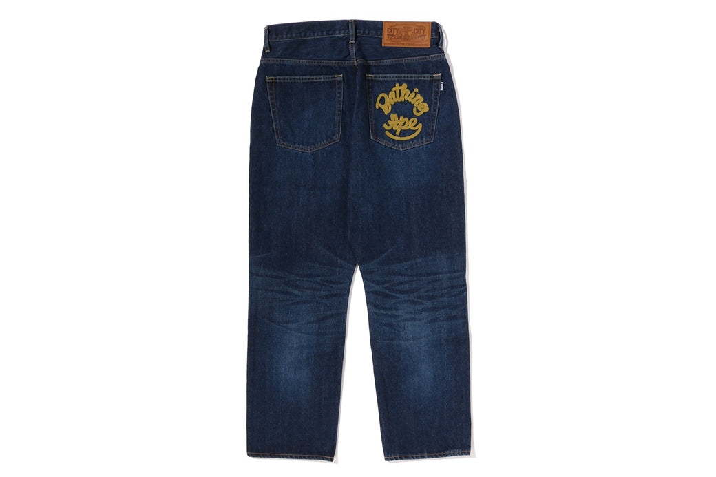bape デニム　インディゴ　サイズL 13 OZ DENIM PANTS | bape.com