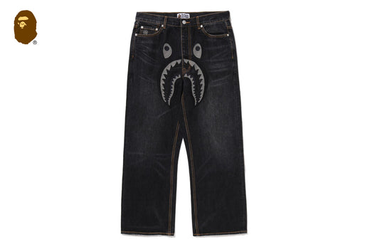 SHARK RELAXED FIT DENIM PANTS