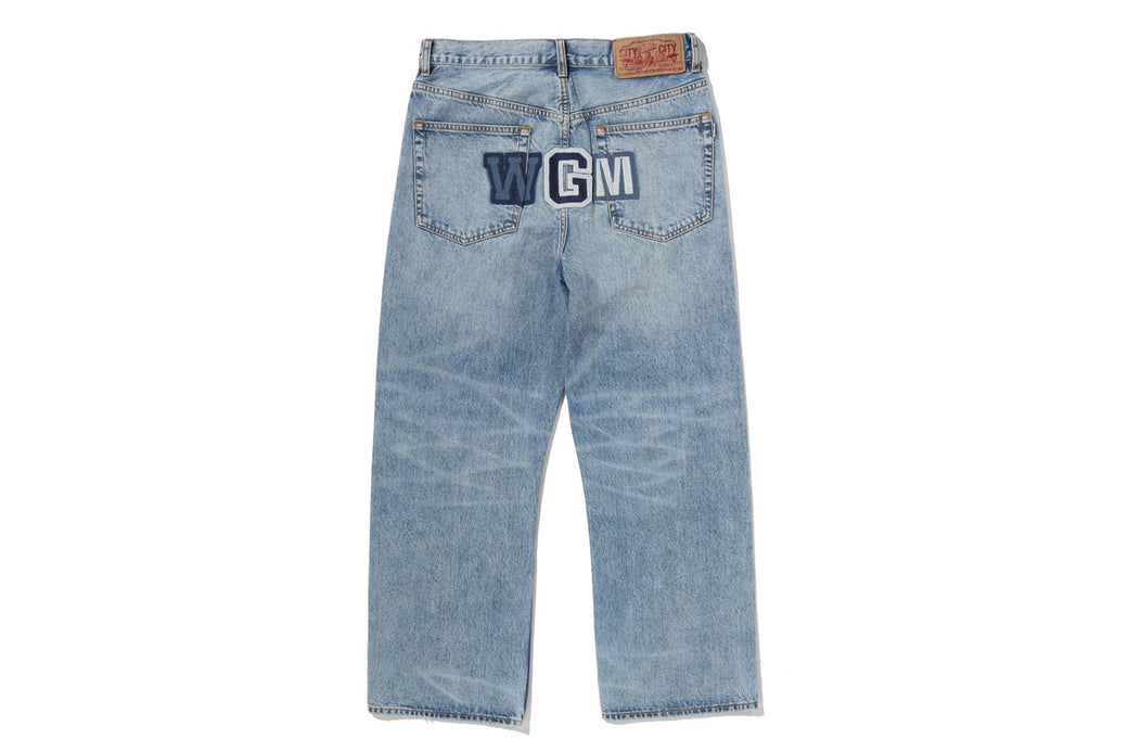SHARK RELAXED FIT DENIM PANTS | bape.com