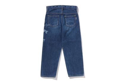 BAPE MULTI GRAPHICS 10 OZ DENIM PANTS