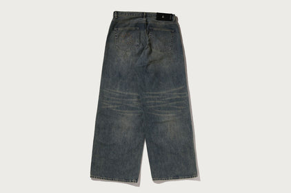 BAPE BLACK SASHIKO PATCHWORK JEANS