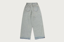 SHARK EMBROIDERY SUPER WIDE DENIM PANTS