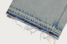 SHARK EMBROIDERY SUPER WIDE DENIM PANTS