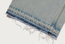 SHARK EMBROIDERY SUPER WIDE DENIM PANTS