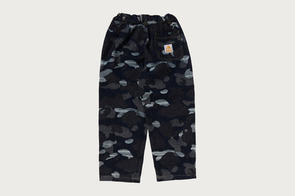 CAMO JACQUARD DENIM PANTS