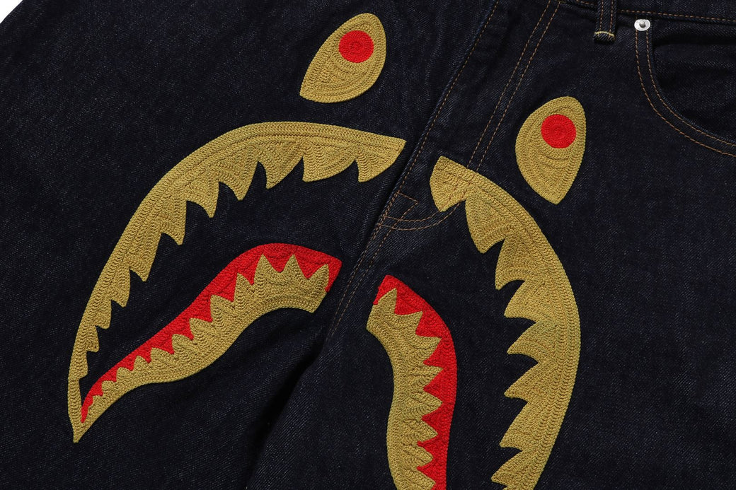 Bape shark jeans best sale