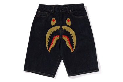 SHARK DENIM SHORTS