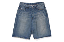 COLLEGE RELAXED FIT 13 OZ DENIM SHORTS