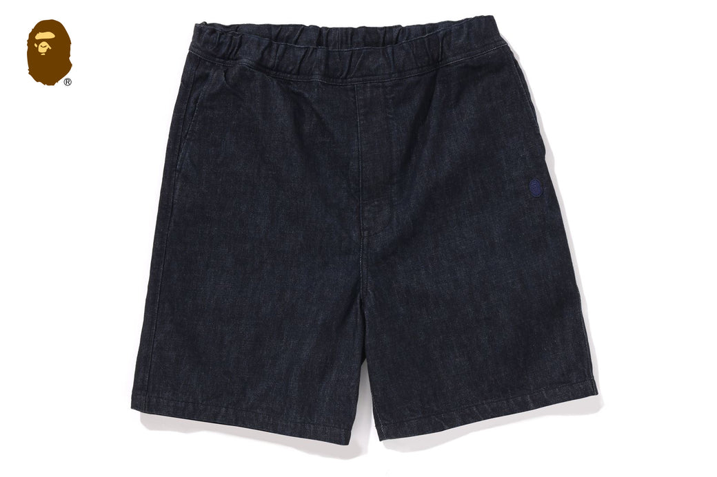 ONE POINT RELAXED FIT 13OZ DENIM SHORTS | bape.com
