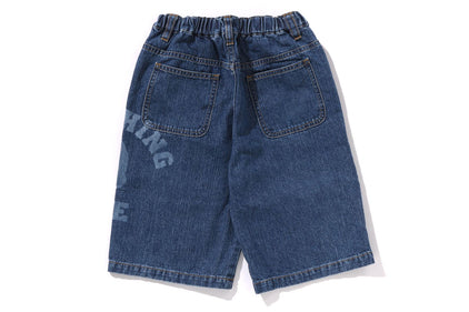 COLLEGE MIDDLE LENGTH 10OZ DENIM SHORTS