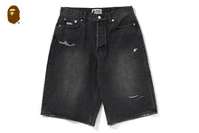 STA RELAXED FIT DENIM SHORTS