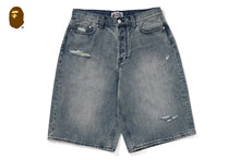 STA RELAXED FIT DENIM SHORTS