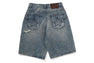 STA RELAXED FIT DENIM SHORTS