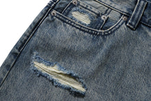 STA RELAXED FIT DENIM SHORTS