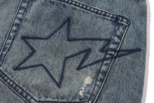 STA RELAXED FIT DENIM SHORTS