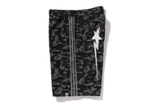 【 BAPE X ADIDAS 】CAMO JACQUARD SHARK DENIM JORTS