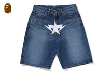 TWIN STA RELAXED FIT DENIM SHORTS