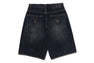 BAPE STA PATCH 13 OZ RELAXED FIT DENIM SHORTS