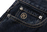 BAPE STA PATCH 13 OZ RELAXED FIT DENIM SHORTS