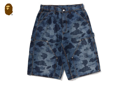 1ST CAMO DOUBLE KNEE 13 OZ RELAXED FIT DENIM SHORTS