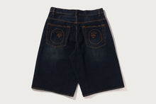 TWIN STA KNEE LENGTH SELVEDGE DENIM SHORTS