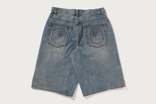 TWIN STA KNEE LENGTH SELVEDGE DENIM SHORTS