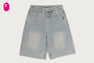 BAPE STA LOGO DENIM JORTS