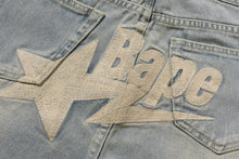 BAPE STA LOGO DENIM JORTS
