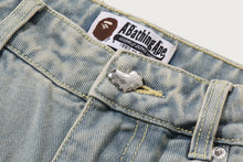BAPE STA LOGO DENIM JORTS