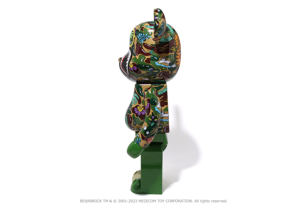 【 BAPE X STEVEN HARRINGTON 】SHARK BE@RBRICK 1000%