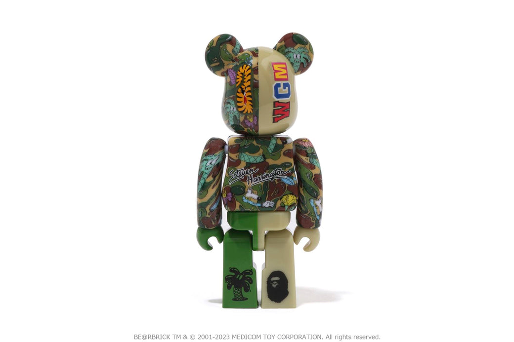 【 BAPE X STEVEN HARRINGTON 】SHARK BE@RBRICK 100% & 400%