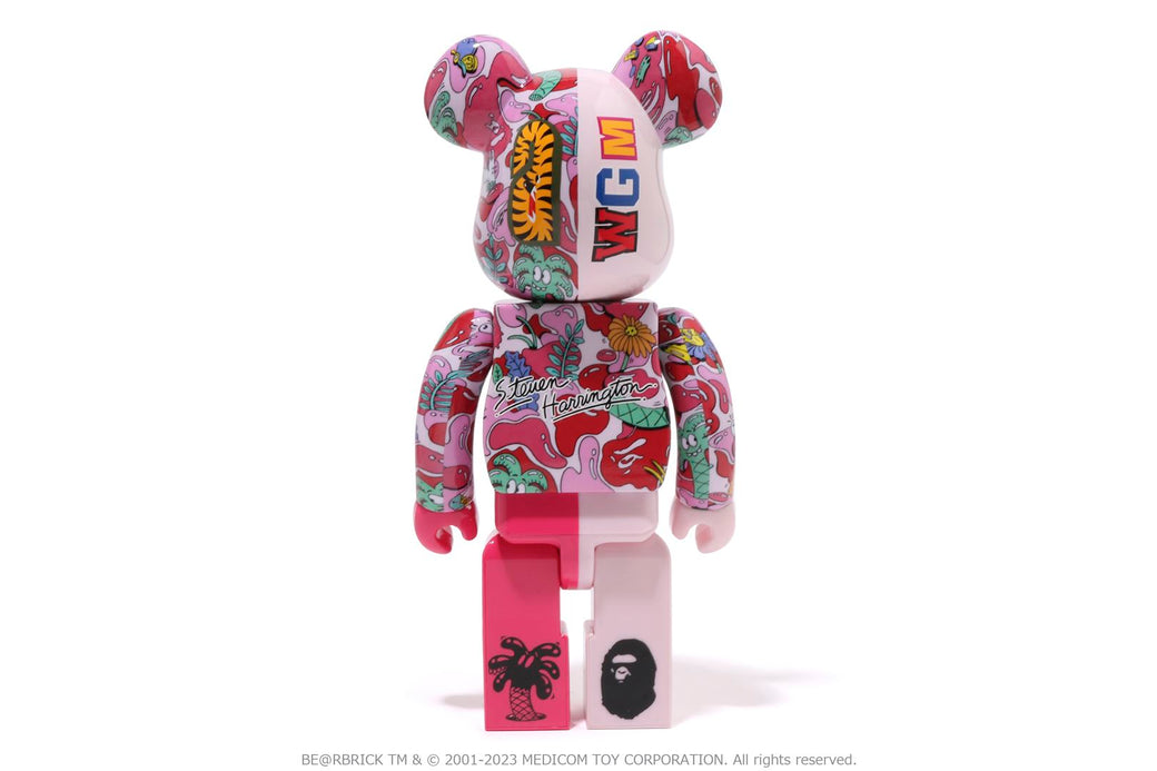 【 BAPE X STEVEN HARRINGTON 】SHARK BE@RBRICK 100% & 400%