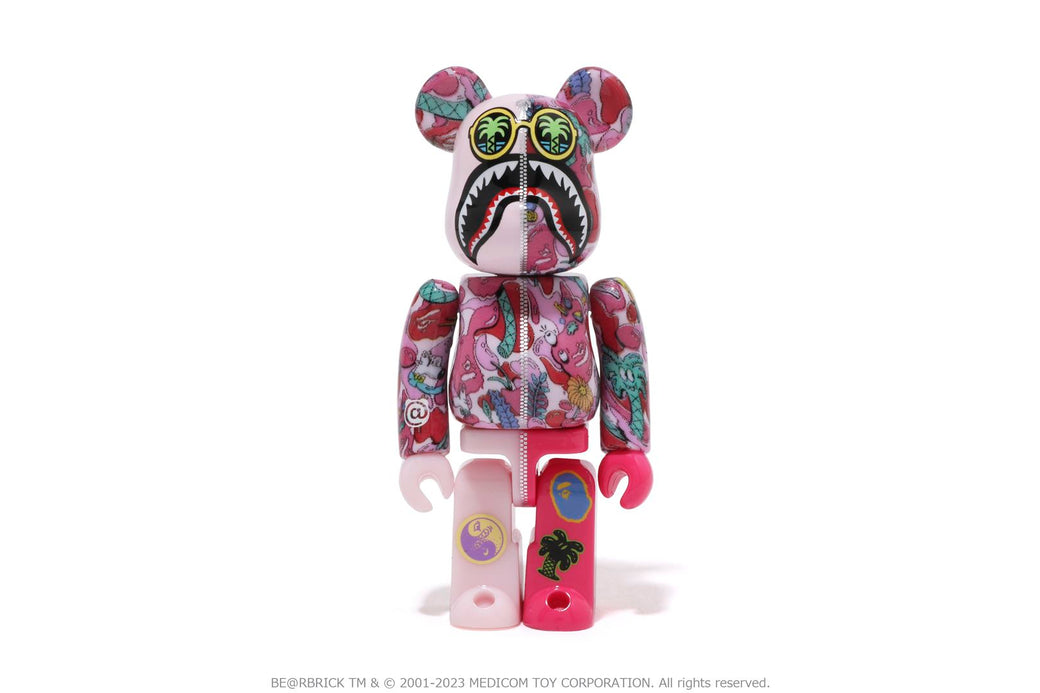 【 BAPE X STEVEN HARRINGTON 】SHARK BE@RBRICK 100% & 400%