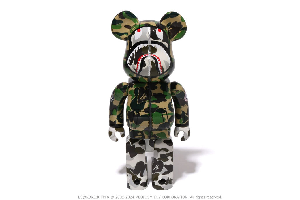 BE@RBRICK BAPE CAMO SHARK GOLD 400%