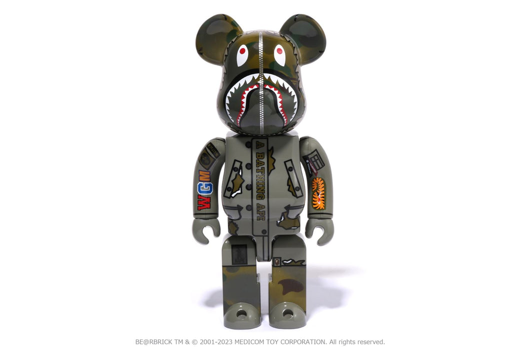 BAPE X ALPHA 】N3B BE@RBRICK 100% 2PCS & 400% | bape.com